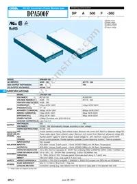 DPA500F-360 Datasheet Cover
