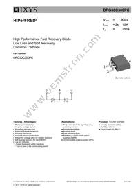 DPG30C300PC-TRL Datasheet Cover