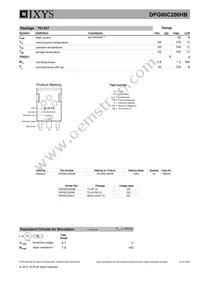 DPG60C200HB Datasheet Page 3