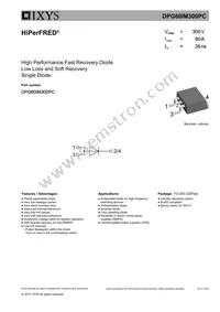 DPG60IM300PC-TRL Datasheet Cover