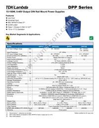 DPP15-24 Datasheet Cover