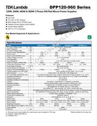 DPP960-48-3 Datasheet Cover