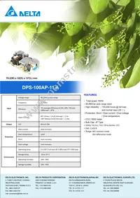 DPS-100AP-11 A Datasheet Cover