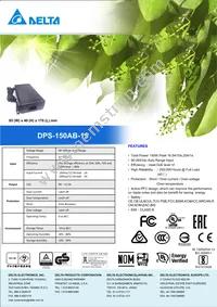 DPS-150AB-15 C Datasheet Cover