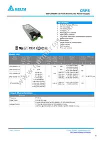 DPS-2000CB A Datasheet Cover