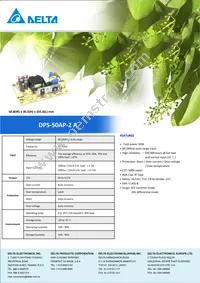 DPS-50AP-2 A Datasheet Cover