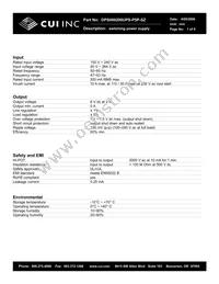 DPS060200UPS-P5P-SZ Datasheet Cover