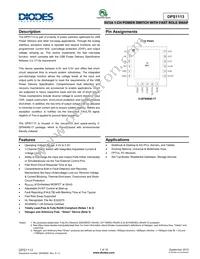 DPS1113FIA-13 Datasheet Cover