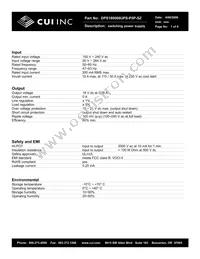 DPS180066UPS-P5P-SZ Datasheet Cover