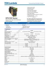DPX1524WS3P3 Datasheet Cover