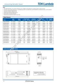 DPX2024WD15 Datasheet Page 2