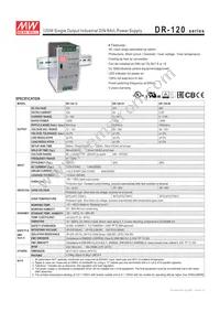 DR-120-48 Datasheet Cover