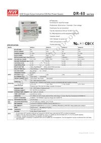 DR-60-5 Datasheet Cover