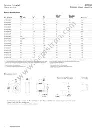 DR1040-470-H Datasheet Page 2