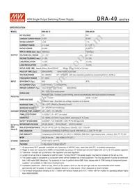 DRA-40-12 Datasheet Page 2