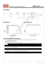 DRA-40-12 Datasheet Page 3