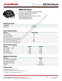 DRA4-CX240D5 Datasheet Cover