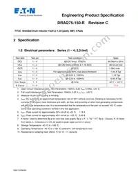 DRAQ75-150-R Datasheet Page 2