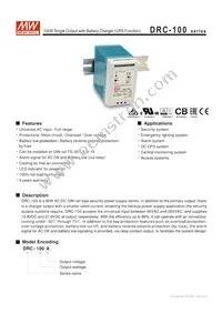 DRC-100A Datasheet Cover