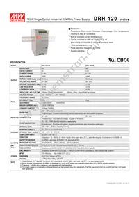 DRH-120-24 Datasheet Cover