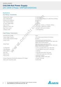 DRP024V240W3AA Datasheet Page 2