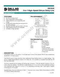 DS1035Z-6 Datasheet Cover