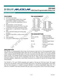 DS1045S-4+T&R Datasheet Cover