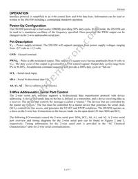 DS1050U-005+T Datasheet Page 2