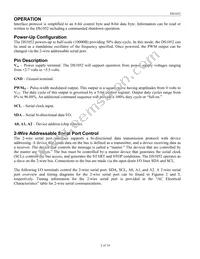 DS1052Z-100+ Datasheet Page 2