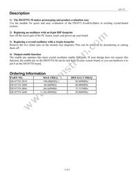 DS1075X-M60 Datasheet Page 2