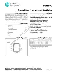 DS1080LU/T+A00 Datasheet Cover