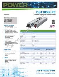 DS1100SLPE-3-001 Datasheet Cover