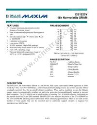 DS1220Y-120+ Datasheet Cover