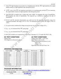 DS1220Y-120+ Datasheet Page 7