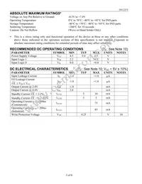DS1225Y-170+ Datasheet Page 3