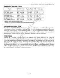 DS1248Y-70IND Datasheet Page 2