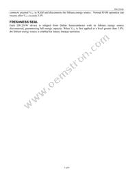 DS1258W-100# Datasheet Page 3