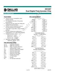 DS1267-050+ Datasheet Cover