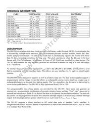 DS1305EN/T&R Datasheet Page 2