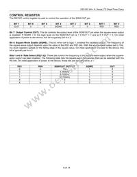 DS1307ZN+T&R/C02 Datasheet Page 9