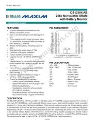 DS1330ABP-100+ Datasheet Cover