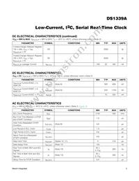 DS1339AD+T Datasheet Page 3