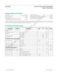 DS1347T+ Datasheet Page 2