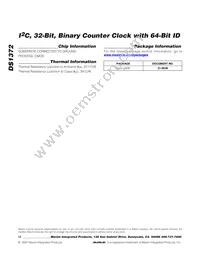 DS1372U+T&R Datasheet Page 12