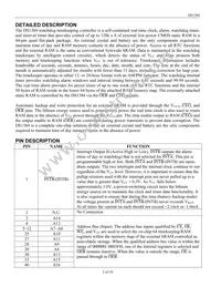 DS1384FP-12+ Datasheet Page 2