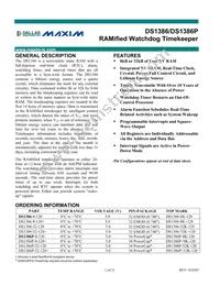 DS1386P-8-120+ Datasheet Cover