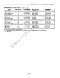 DS1501YSN+T&R Datasheet Page 19