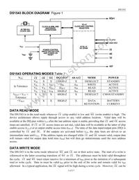 DS1543W-120 Datasheet Page 3