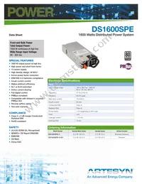 DS1600SPE-3-001 Datasheet Cover