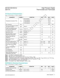 DS1631Z/T&R Datasheet Page 3
